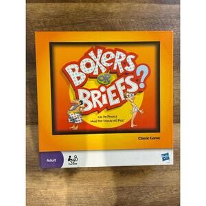 Boxers Or Briefs Board Game Unopened Fun Adult Game By Hasbro (Great Condition)